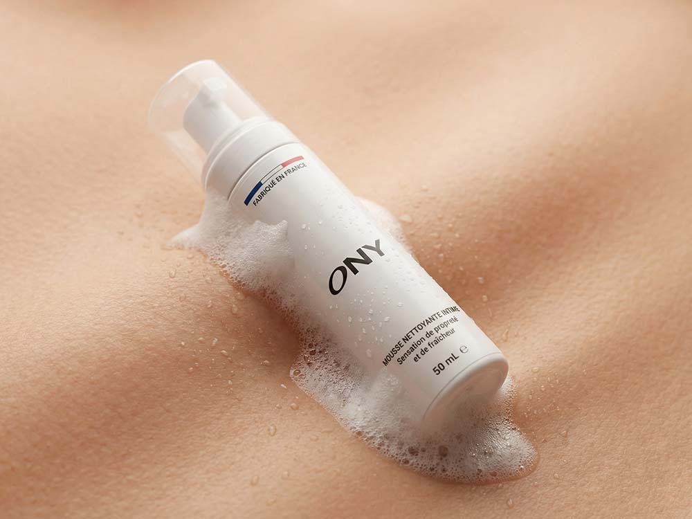 Mousse nettoyante intime