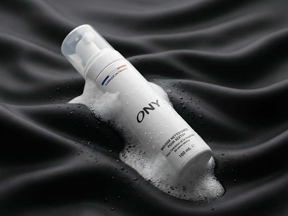 Mousse nettoyante pour sextoy