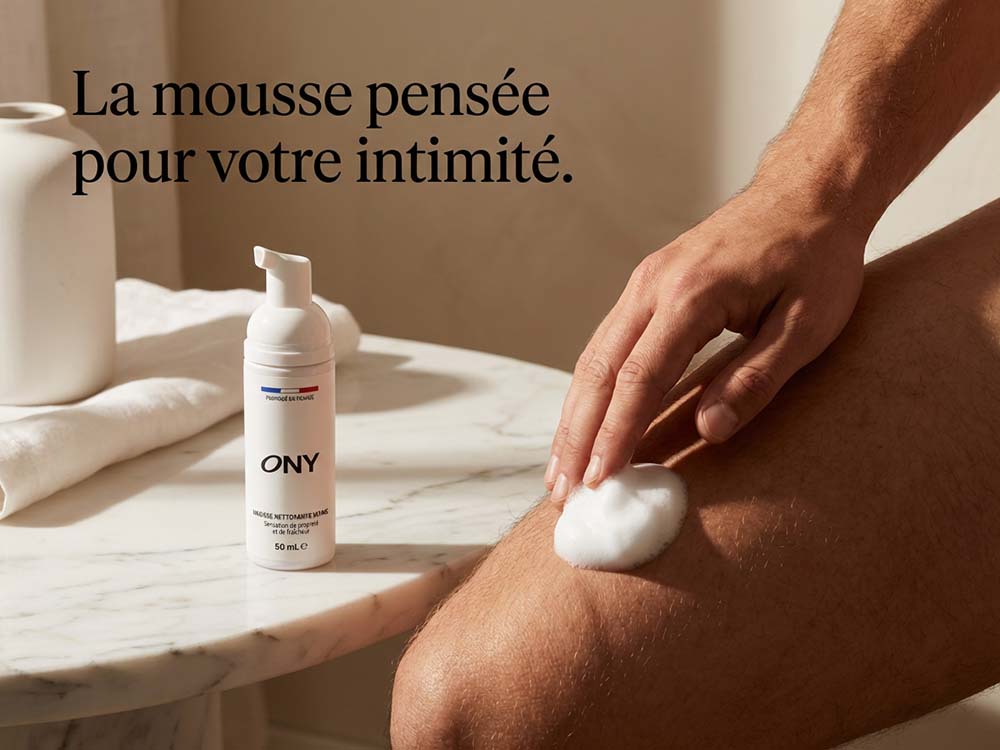 Mousse nettoyante intime