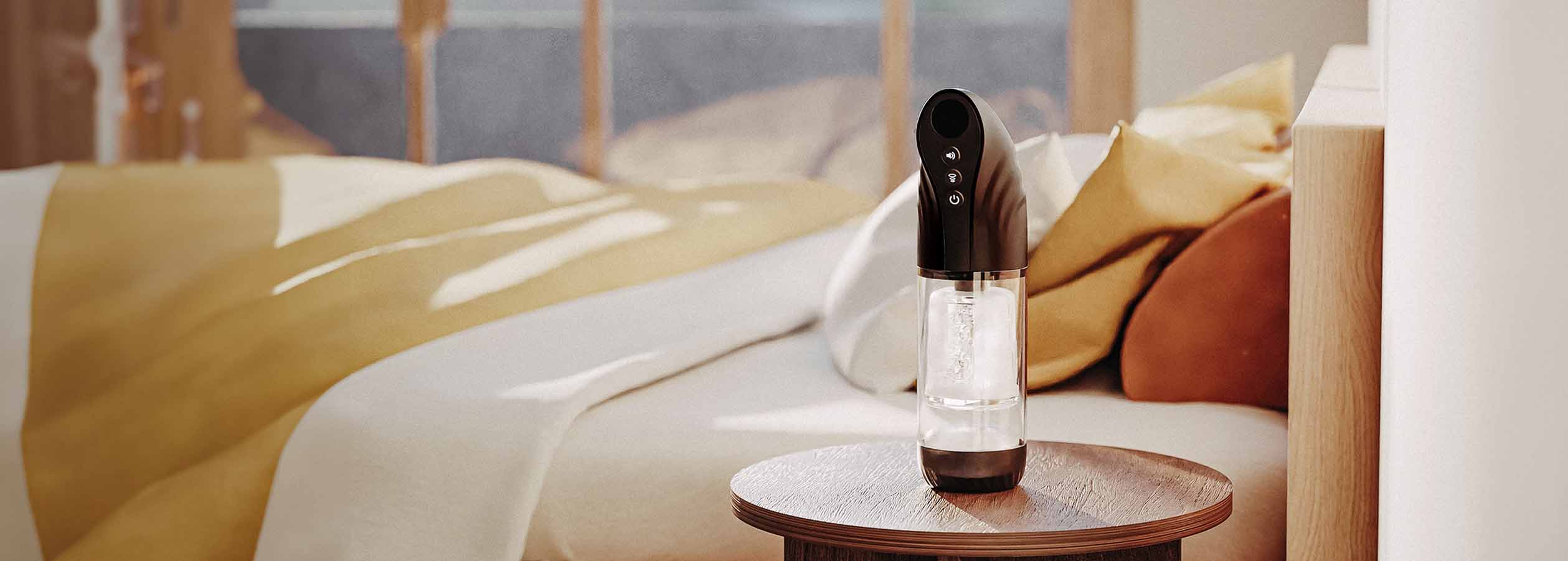 ONY Exa One - Produit posé sur une table de chevet à côté d'un lit