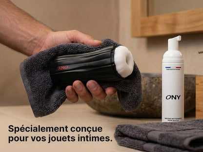 Mousse nettoyante pour sextoy