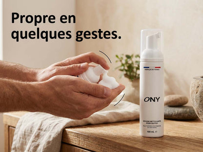 Mousse nettoyante pour sextoy