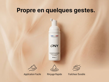 Mousse nettoyante intime