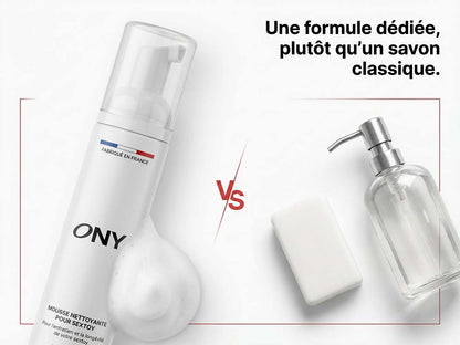 Mousse nettoyante pour sextoy