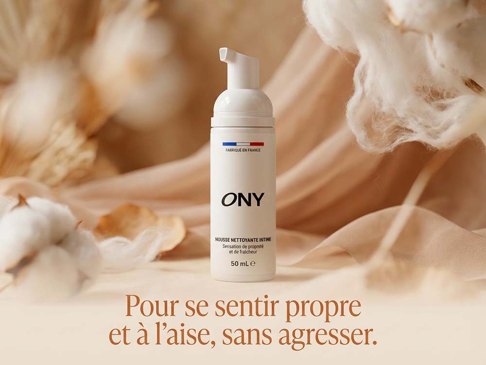Mousse nettoyante intime