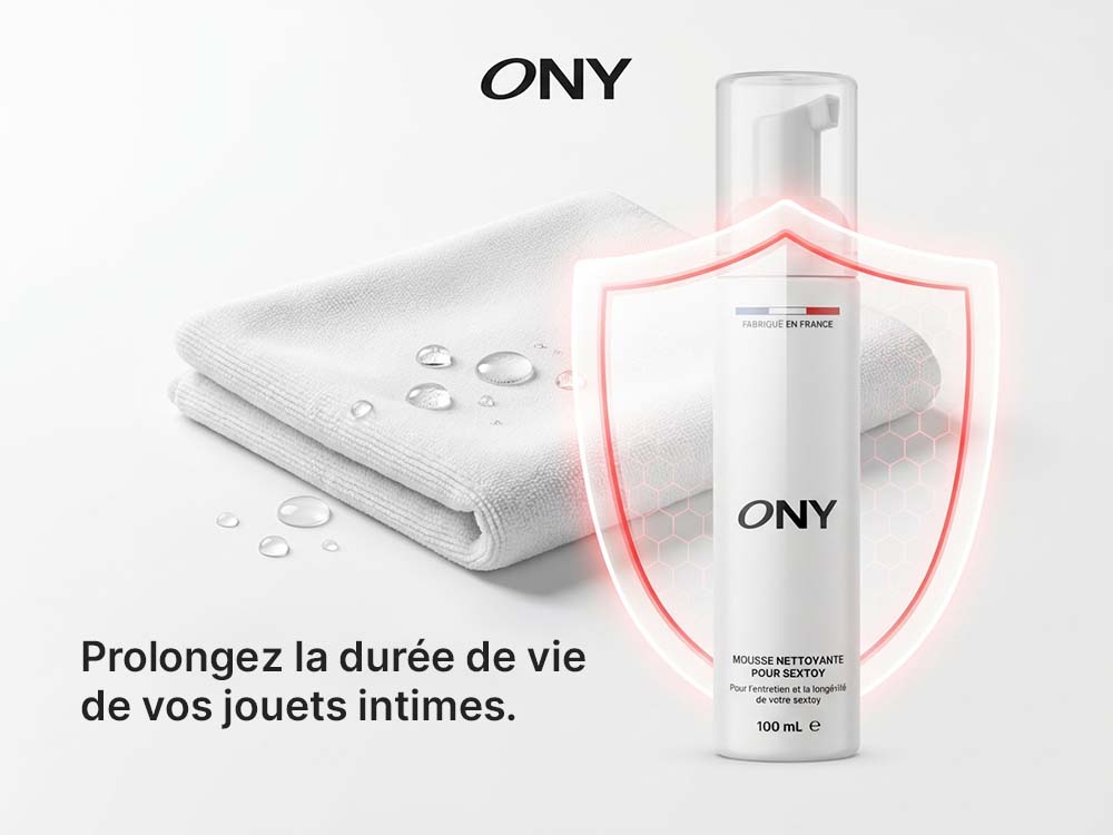 Mousse nettoyante pour sextoy