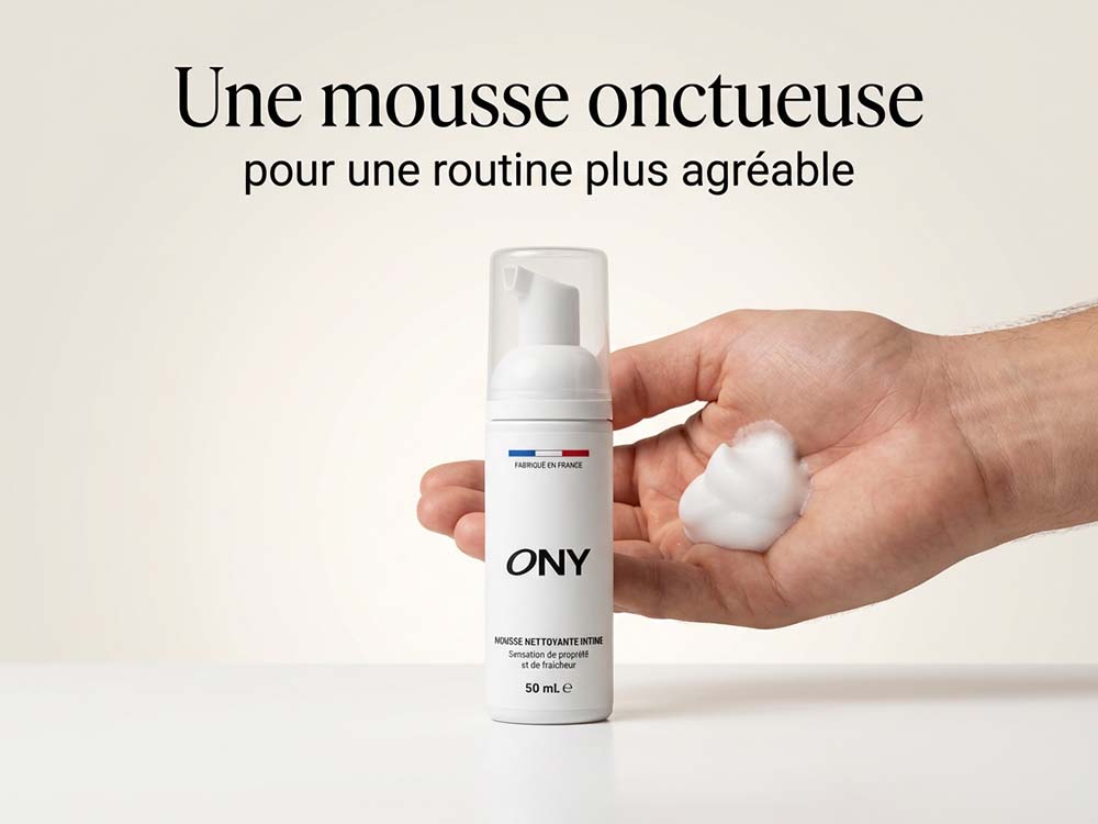 Mousse nettoyante intime