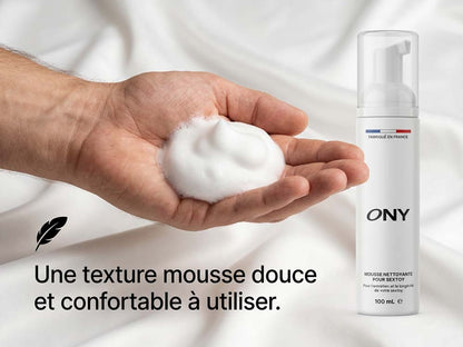 Mousse nettoyante pour sextoy