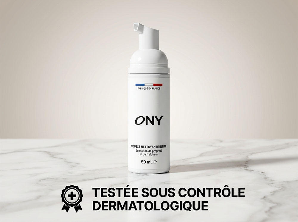Mousse nettoyante intime